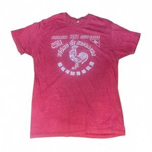 2013 Men's Red Sriracha Tee Shirt Sz L